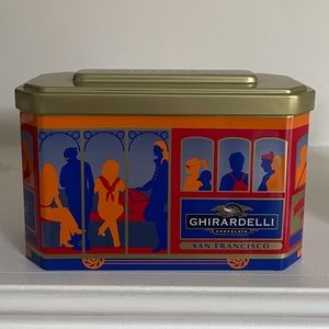 Ghiradelli San Francisco Chocolate Decorative Tin